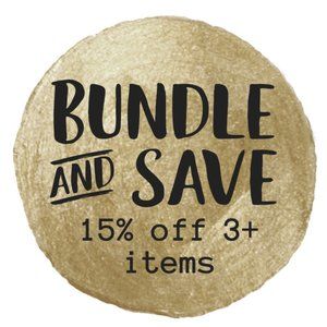 BUNDLE DISCOUNT 15% Off 3 or more Items in Closet